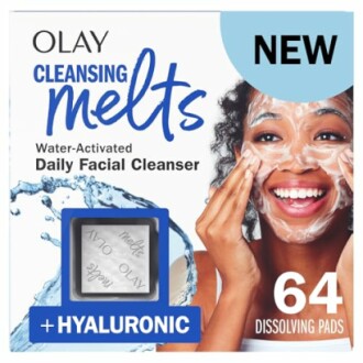 Olay Cleansing Melts + Hyaluronic Face Cleanser